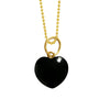 14K Onyx Heart for Strength