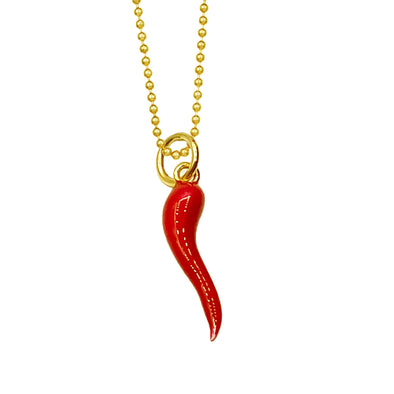 Red Enameled Protection Corno