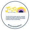 Blue Protection JuJu Eye in 24K Gold