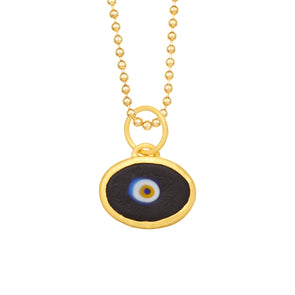 Black Protection JuJu Eye in 24K Gold