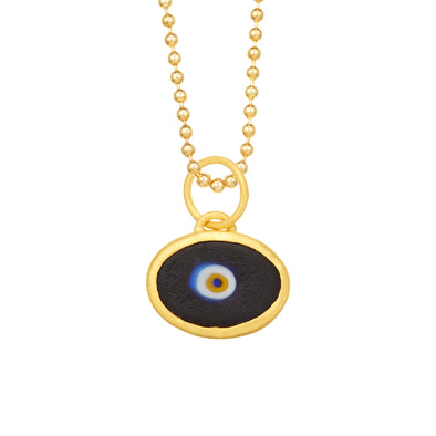 Black Protection JuJu Eye in 24K Gold