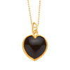 14K Onyx Heart for Strength