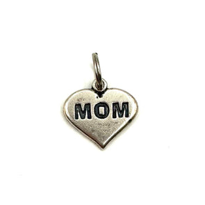 Vintage Sterling Silver Mom Charm