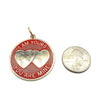 Vintage I am Yours You Are Mine Charm