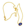 Lilac Protection Juju Evil Eye Choker in 18K Gold