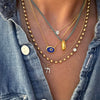 Red Protection Juju Evil Eye Choker in 18K Gold