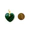 Large Malachite Heart for Renewal