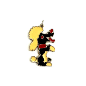 Vintage Enameled Dog