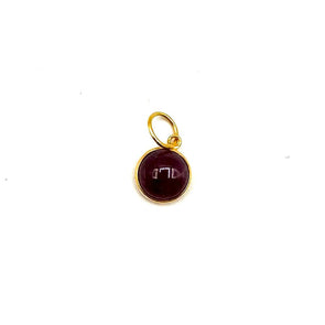 Tiny 14K Ruby Drop