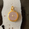 Protection 24K Rose Quartz and Diamond Evil Eye