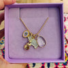 Lilac Protection JuJu Eye in 24K Gold