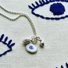 White Protection Juju Eye in Sterling Silver