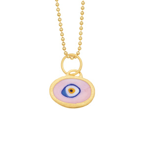 Lilac Protection JuJu Eye in 24K Gold