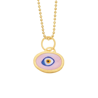 Lilac Protection JuJu Eye in 24K Gold