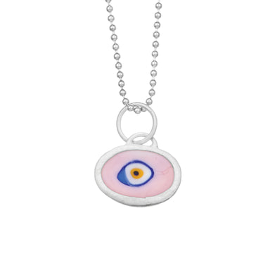 Lilac Protection Juju Eye in Sterling Silver