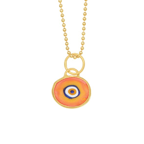 Orange Protection JuJu Eye in 24K Gold