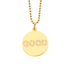 JuJu Double Sided Diamond Medallion w/ Diamonds