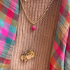 Ruby Crystal Heart for Prosperity