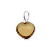 14K Smoky Quartz Heart for Protection