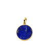 14K Lapis Coin for Calm