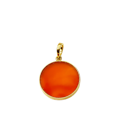 14K Carnelian Coin for Love