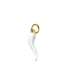 White Enameled Protection Corno