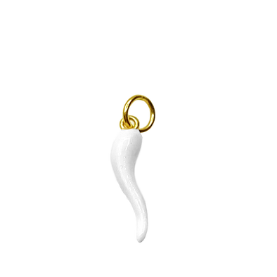White Enameled Protection Corno
