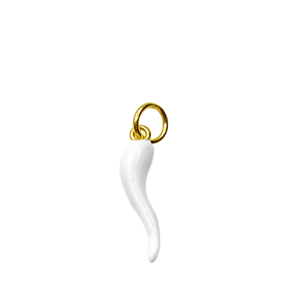 White Enameled Protection Corno