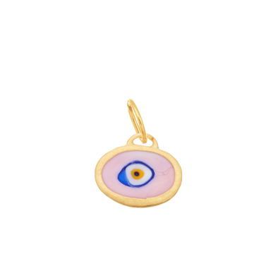 Lilac Protection JuJu Eye in 24K Gold