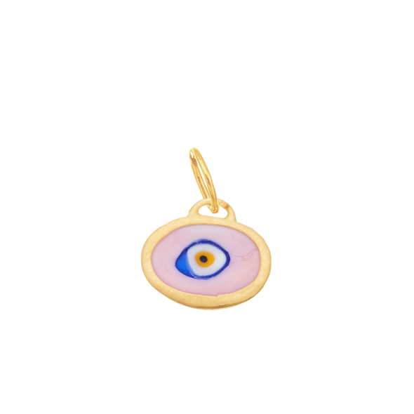Lilac Protection JuJu Eye in 24K Gold