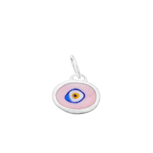 Lilac Protection Juju Eye in Sterling Silver