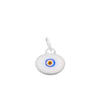 White Protection Juju Eye in Sterling Silver