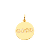 JuJu Double Sided Diamond Medallion w/ Diamonds