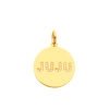 JuJu Double Sided Diamond Medallion w/ Diamonds