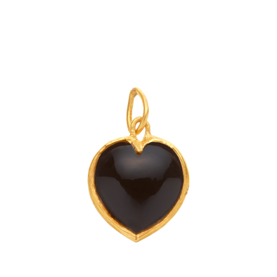 14K Onyx Heart for Strength