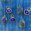 Lilac Protection Triple JuJu Eye Bracelet in 18K Gold