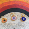 Lilac Protection Single JuJu Evil Eye Bracelet in 18K Gold