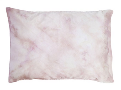 Hibiscus Dyed Silk Pillow Cases