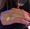Red Protection JuJu Eye in 24K Gold