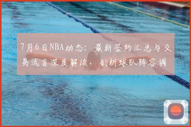 7月6日NBA动态：最新签约汇总与交易流言深度解读，剖析球队阵容调整策略